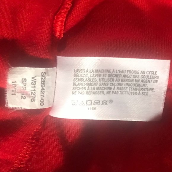 Gap Body Medium Women's Red Cami Tank Sheer Lace Cups Stretchy - Picture 8 of 11